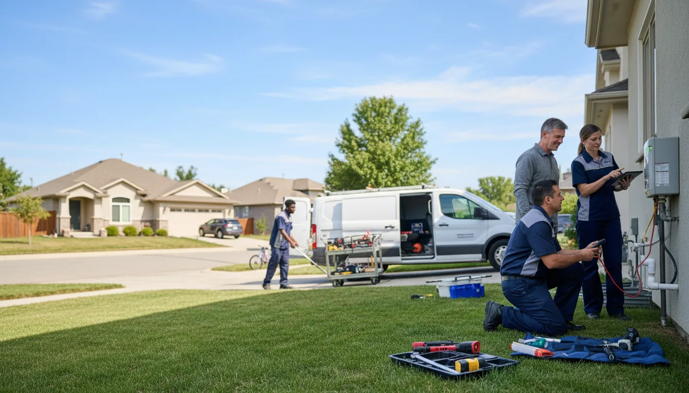 Tankless water heater service in Crosby, PA